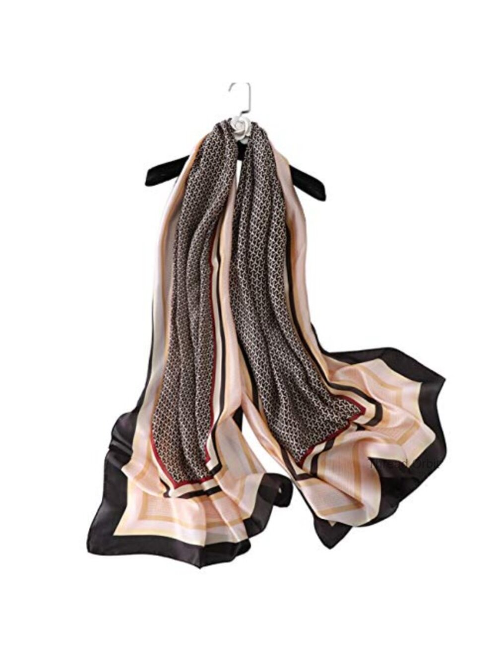 100% Mulberry Silk Long Lightweight Shawl Wrap Scarf